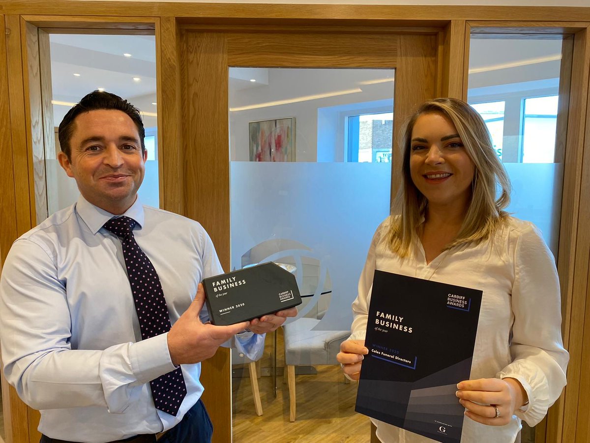 Look what's just arrived... 😬 🏆

@CardiffBizAward 🙌
#CBA2020 #cardiffbizaward