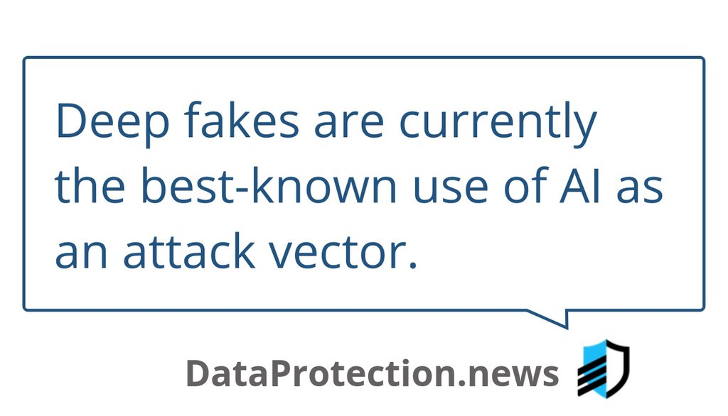 GDPRbuzz's tweet photo. New Report Finds That Criminals Leverage AI for Malicious Use – And It’s Not Just Deep Fakes
▸ https://t.co/hfWwrzuBra
#CyberCrime #AI #CyberSecurity #DataPrivacy #Privacy #JusticeResearchInstitute #PrivacyNews #Dataprotection https://t.co/4nKE8QQZPH