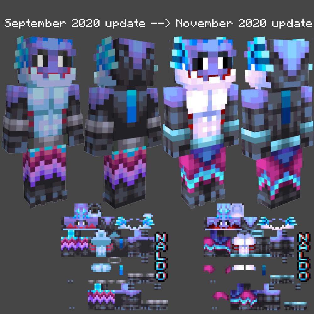 Do minecraft skins using blockbench by Svojiii