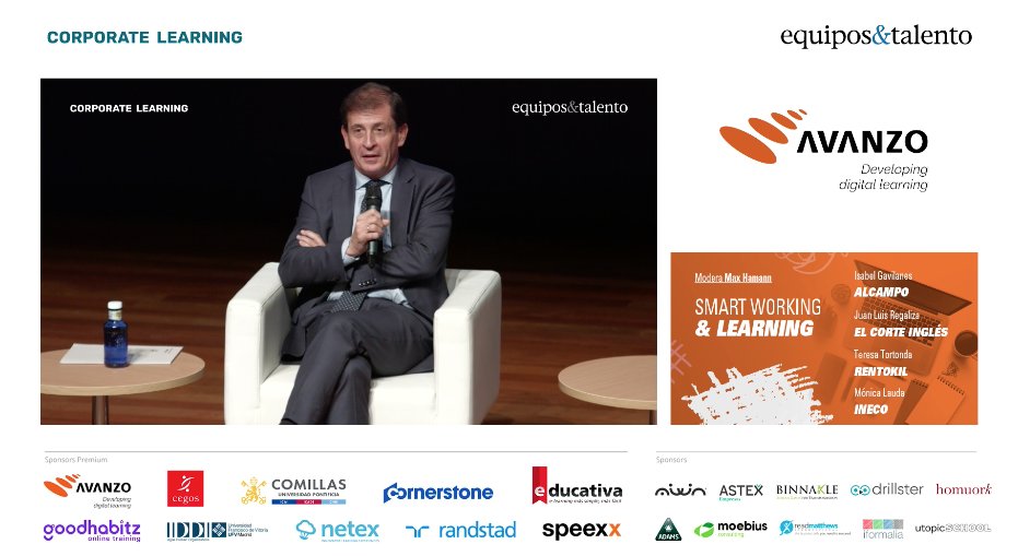 EquiposyTalento's tweet photo. Juan Luis Regaliza de @elcorteingles: "Hemos construido una realidad virtual que, incluso en la distancia, sea cálida y simule la #formación presencial, generando interacción" #CorporateLearning20 https://t.co/dizln0Hp6i