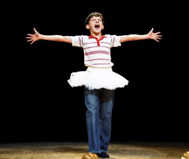 this is where it all started, tom playing as billy elliot