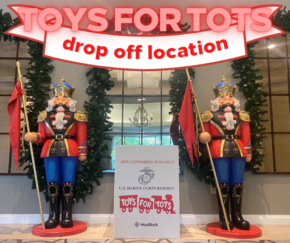 We are collecting unopened, unwrapped toys on behalf of Toys for Tots. Drop off inside the lobby now until December 11th! We appreciate your local support!