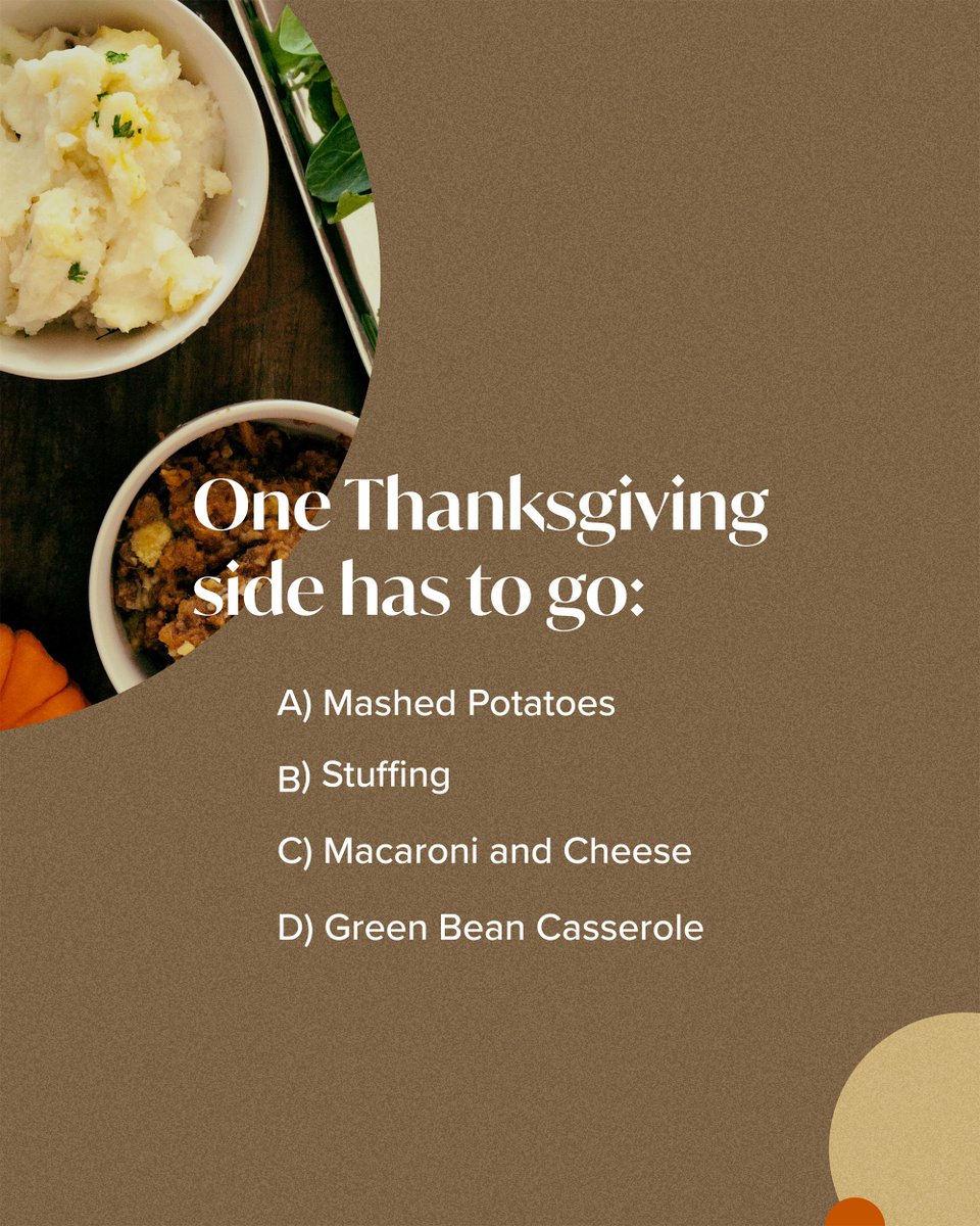 Which dish could you go without? #Faith #God #Jesus #Christ #NewLife #Church #AssemblyofGod #PembrokePines #Hollywood #Davie #Miramar #Weston #Dania #Miami #FortLauderdale #BrowardCounty https://t.co/ACsCKJ0JaQ