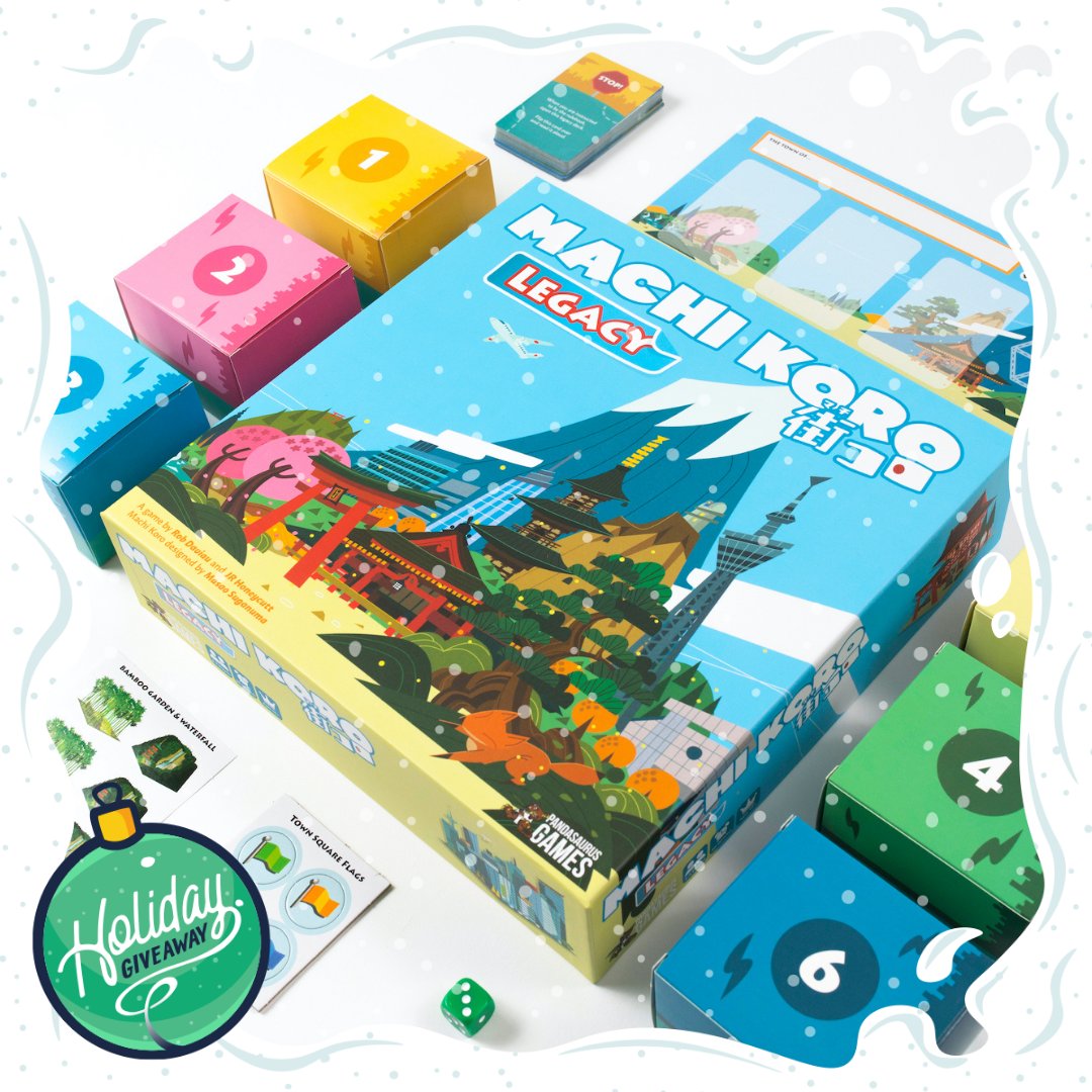 Pandasaurusgame's tweet photo. ⛄ Day 8 of Holiday Panda-monium giveaways - MACHI KORO LEGACY ⛄

Play through 10 different games in a story-driven campaign where player choices shape the game. End up with an infinitely re-playable 11th game that is completely unique!

🎅🏽 👉 Enter here: https://t.co/ZCJai7WXZy https://t.co/YU2epbZAFy
