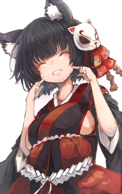 #いい笑顔の日
笑顔のイラスト描いてる時は自分の顔も自然と笑顔になっています? 