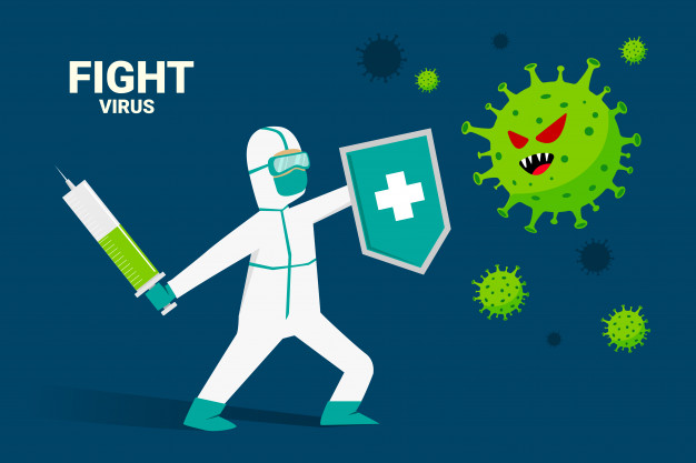 TikDocAPP's tweet photo. Premium Vector | Fight covid-19 corona virus cartoon illustration concept. cure coronavirus. https://t.co/QOYXAcdzk2 https://t.co/Yn35iS98jL