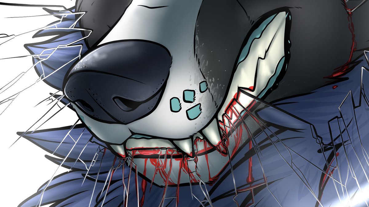 TekkysArtBox's tweet photo. Who'd've thought that eating glass would be so bloody? 🥰
LOOVVVEEE this piece!!! 😍
(Character: @CYBER__DRAG0N)
#tekkysArtBox #tekkySketches #digitalArt #furryArt #furries #gore #glassEating https://t.co/6iPBine3SM