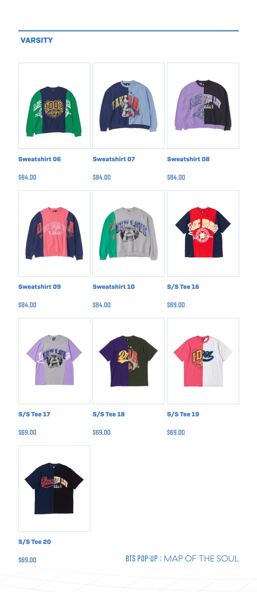 HYBE MERCH on Twitter "[BTS POPUP MAP OF THE SOUL Online Store USA