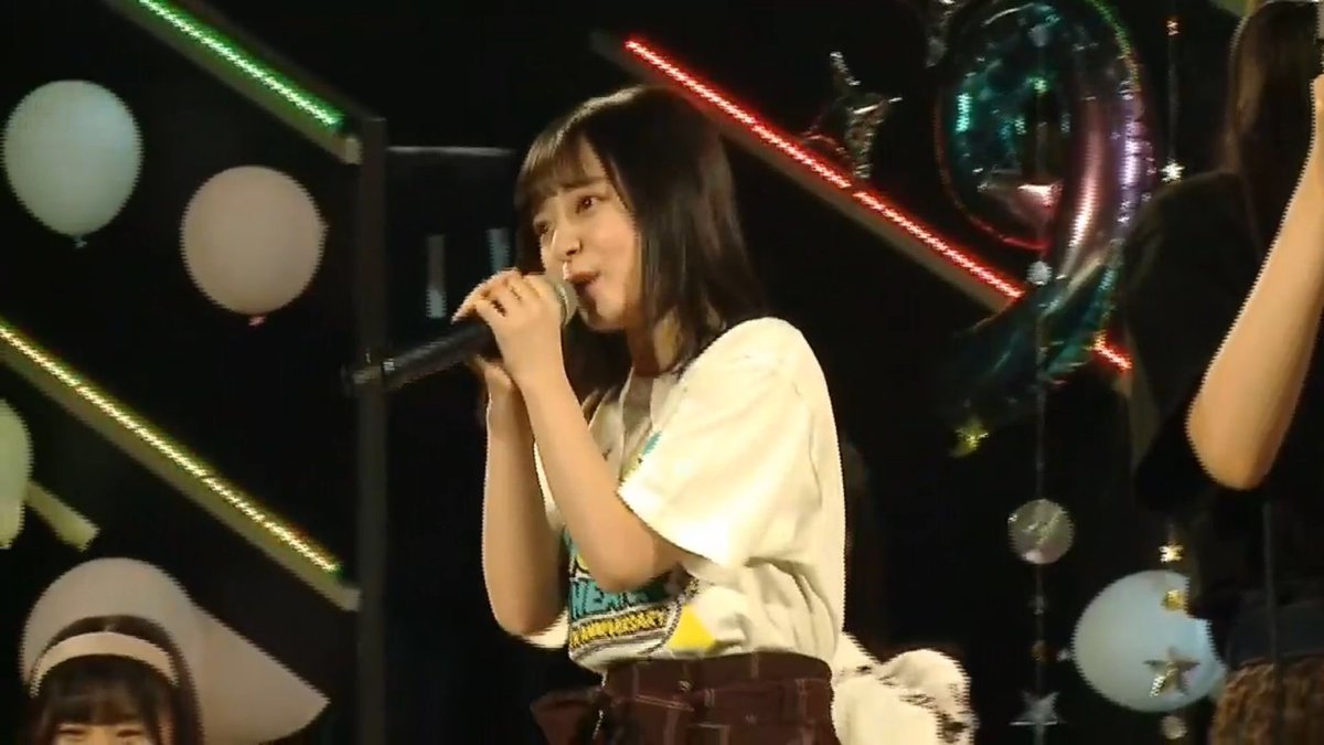 #HKT9周年
にゃんこスターw
上島楓ちゃんがさくらんぼを歌って、
あいちーがアンゴラ村長、
ひじりがスーパー3助の完コピしてる(笑)。 https://t.co/eSUfpKK5G3