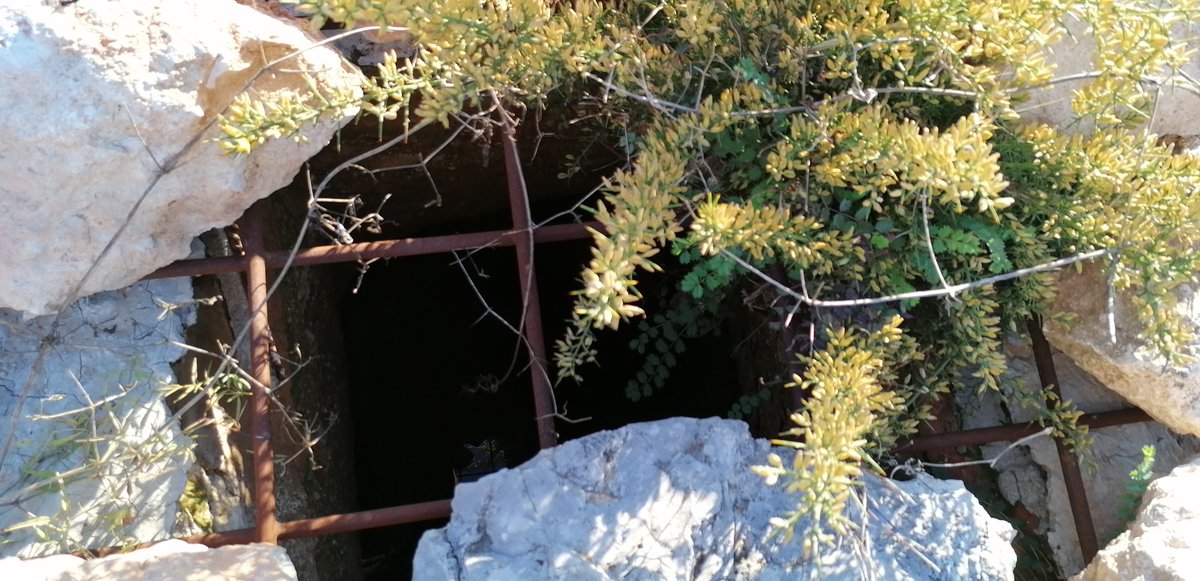 BenicarloTravel's tweet photo. La barreja de sofre o coure era utilitzada per al tractament de la vinya contra les malalties que afecten el seu cultiu. A les muntanyes trobem molts #cocons, forats excavats a la roca, que s'aprofitaven per a fer esta mescla amb aigua i que avui en dia encara són visibles.
#BLó https://t.co/bjwU6NeBLK