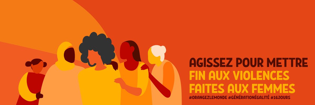 #violencesfaitesauxfemmes Toutes et tous concernés, ne laissons personne de côté !
#Orangezlemonde #16Jours
La violence à l’égard des femmes et filles demeure l’une des moins signalées en raison de l’impunité, du silence, de la stigmatisation et sentiment de honte qui l’entourent