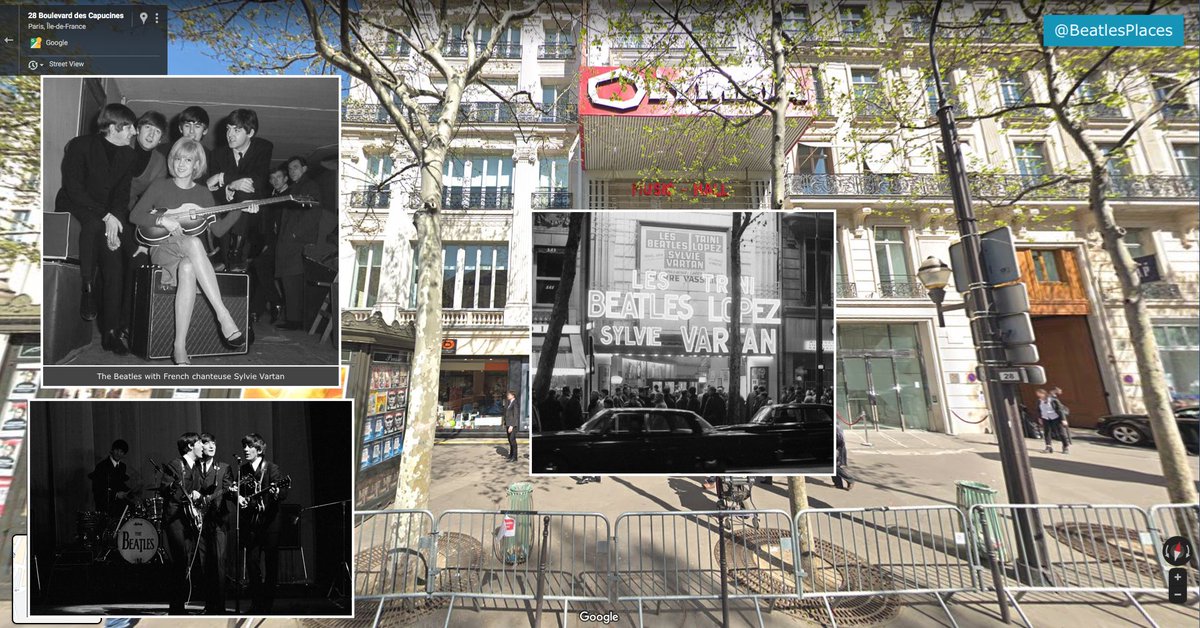 BeatlesPlaces's tweet photo. In January 1964 the #Beatles played a three week season at the Olympia Theatre in Paris, staying at the George V Hotel.

Here, they got the news that ‘I Want to Hold Your Hand’ had reached No. 1 on the American charts – perfectly timed for their first US visit in February. https://t.co/A2jK2l3tX2