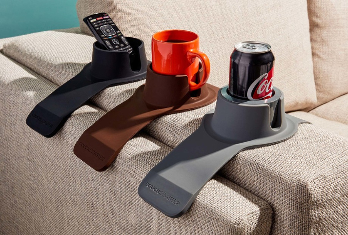 CouchCoaster as shot by one of our favourite US retailers @touchofmodern #hitproducts #couchcoaster #touchofmodern #presentsformen #lifestyle #lifehacks #gadgets #gizmos #cupholder #sofa #couch #innovation #livingroom #homedecor #modernhome #homedesign #cocacola