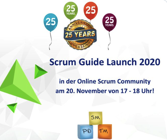 Scrumdotorg's tweet photo. Here are a series of events in German focused on #ScrumGuide2020:https://t.co/7pSKCP1g2u #OnlineScrumCommunity https://t.co/VuqgEWcErV