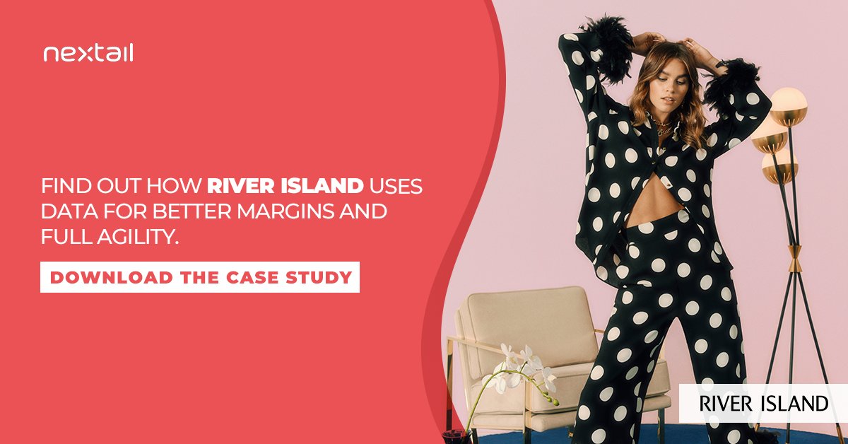 Nextail_co's tweet photo. #Agileretailer River Island is maximizing sales opportunities while providing a seamless customer experience across channels.
See how a #data-driven approach to #merchandising can transform #retail businesses.
https://t.co/IBk8bNpQRP
#agileretail #poweredbyNextail #fashiondata https://t.co/sdzVTry5Ma