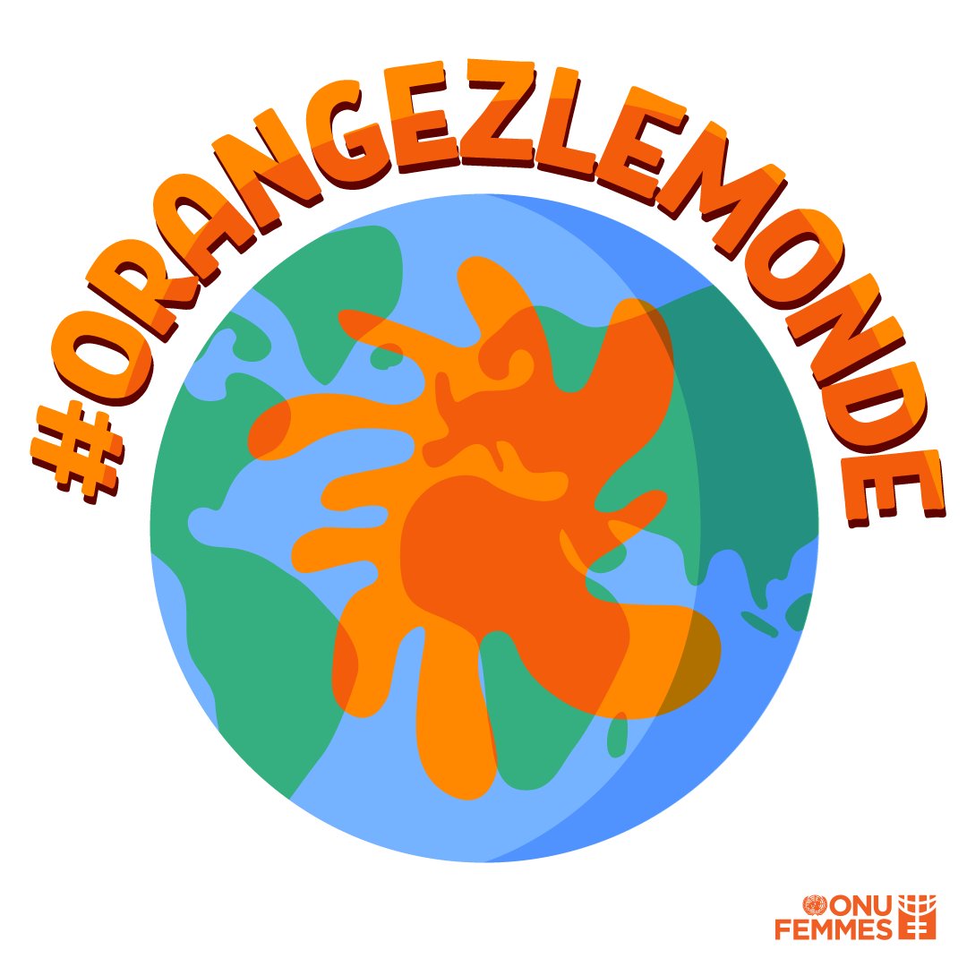 Le 25 nov, c'est la Journée int. pour l'élimination des violences faites aux femmes, et le 🌎 vire à l’orange 🧡 pour montrer l’opposition de la #GénérationÉgalité à ces violences. 

Donnez le coup d’envoi aux #16jours d’Activisme à nos côtés et #OrangezLeMonde!