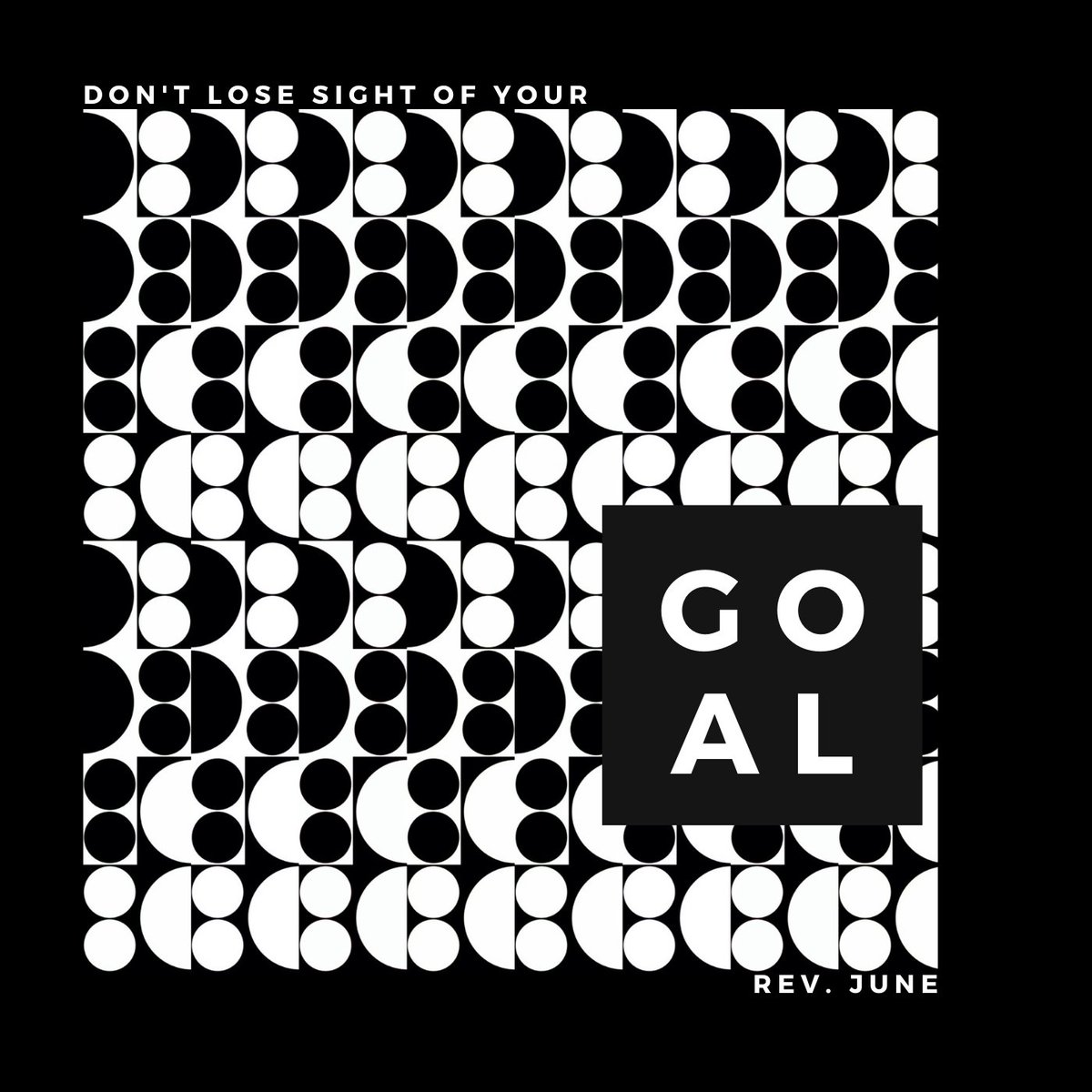 JuneRides's tweet image. Set your eyes on your goals