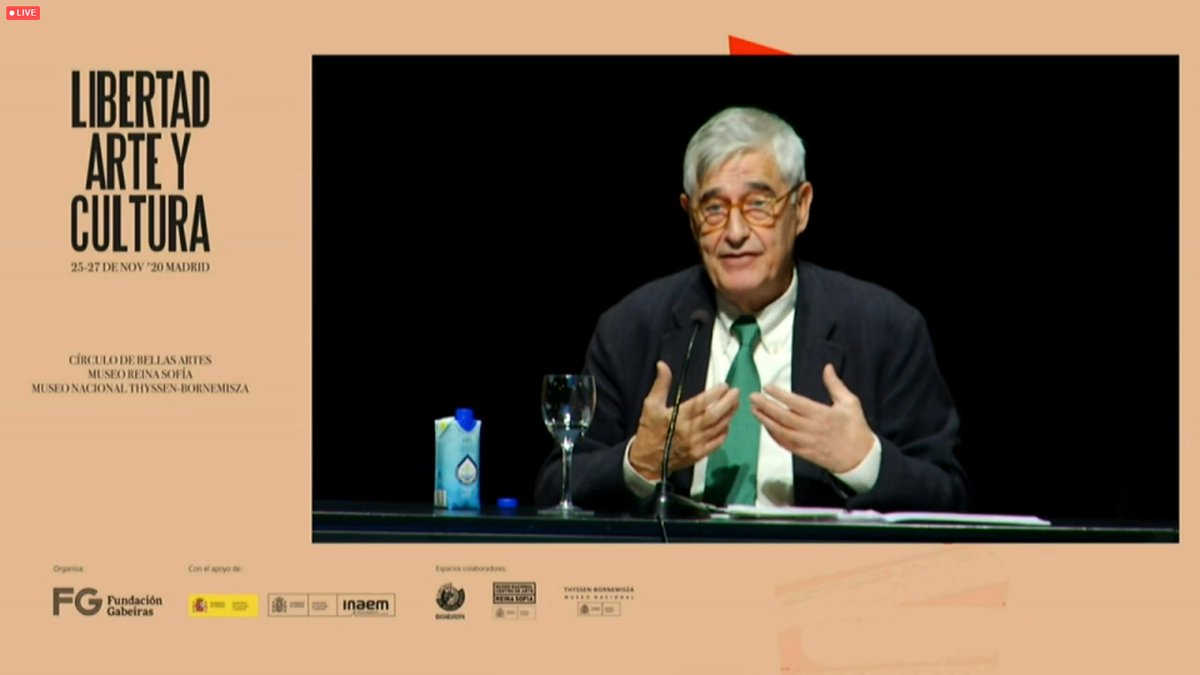 Juan Miguel Hernández León, presidente del Círculo de Bellas Artes, participa en la inauguración de #censuraycensuras, donde están presentando los términos sobre los que vamos a reflexionar: #arte #verdad #libertad. Síguelo aquí #EnDirecto #streaming:
👉bit.ly/2J0tfU6