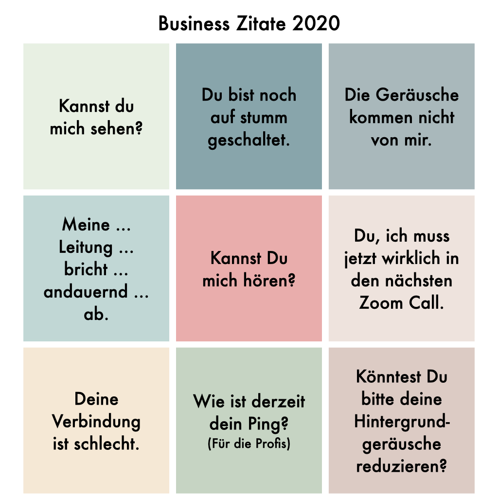 Business Zitate 2020 :)
Kennt man!