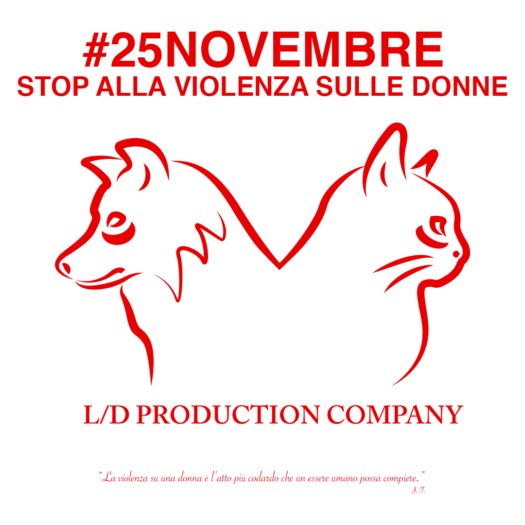 LDProductionITA's tweet photo. "La violenza su una donna è l'atto più codardo che un essere umano possa compiere." - J.T.
La L/D Production Company si unisce alla lotta contro la violenza sulle donne.
#25novembre #stopallaviolenzasulledonne #ldproductioncompany https://t.co/Zl9xh1l0Zb