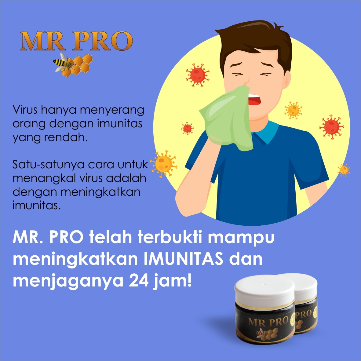 limsa110382's tweet photo. MR PRO membantu menjaga meningkatkan imunitas tubuh. Konsumsi sekarang dan rasakan bedanya! #hwi #mrpro https://t.co/StMls4qkOc