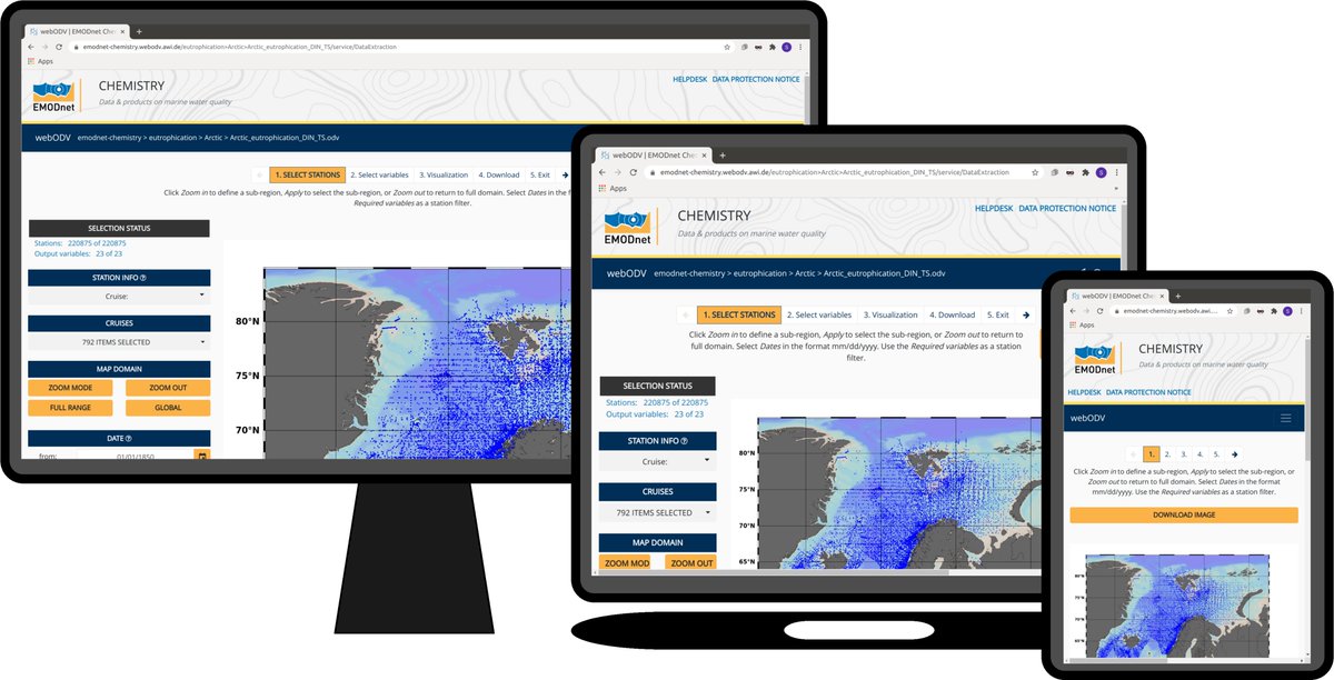 EMODnet's tweet image. #EMODnet #Chemistry is presenting the *NEW* webODV tool today at the 9th #MONGOOS workshop

Press release ➡️ bit.ly/2Hu0z4U
Video tutorial ➡️ bit.ly/2JaKsKl
webODV Explorer and Extractor ➡️ bit.ly/2USGEje