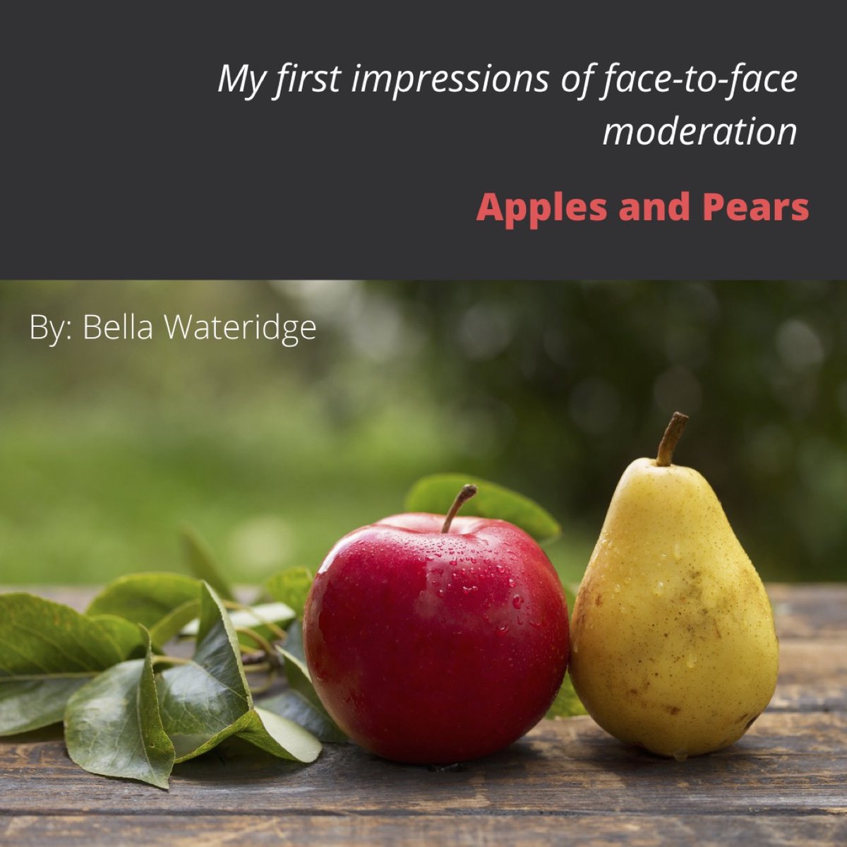 RazorResearch's tweet image. #BellaRazor tells us about her experience as a young researcher on the AQR Theory and Practice course – razorresearch.co.uk/apples-and-pea… A big thank you to The @AQRUK for running the course.

#RazorBlogs #RazorResearch #MRX #MarketResearch #AQR #Moderation #FocusGroups