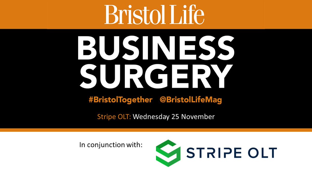 Bristol Life Mag (@bristollifemag) on Twitter photo Companies are facing challenges on how they operate and all of us need practical, expert advice. #BristolTogether
Join us today at 12pm, where we’ll be in discussion with top tech practice, <a href="/StripeOlt/">Stripe OLT</a>: lnkd.in/dKp9cZW Companies are facing challenges on how they operate and all of us need practical, expert advice. #BristolTogether
Join us today at 12pm, where we’ll be in discussion with top tech practice, <a href="/StripeOlt/">Stripe OLT</a>: lnkd.in/dKp9cZW