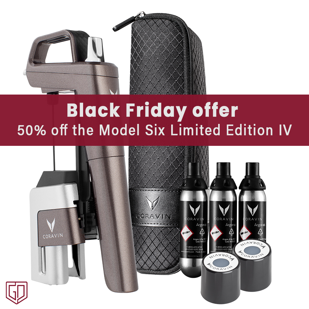 Great Domaines (@greatdomainessa) on Twitter photo Christmas has come early. If you are a fine wine lover, then this Coravin deal is one you do not want to miss out on. Limited to just 24 units , get 50% off exclusive to this Black Friday. Send us an e-mail to info@greatdomaines.co.za to receive further details. Christmas has come early. If you are a fine wine lover, then this Coravin deal is one you do not want to miss out on. Limited to just 24 units , get 50% off exclusive to this Black Friday. Send us an e-mail to info@greatdomaines.co.za to receive further details.