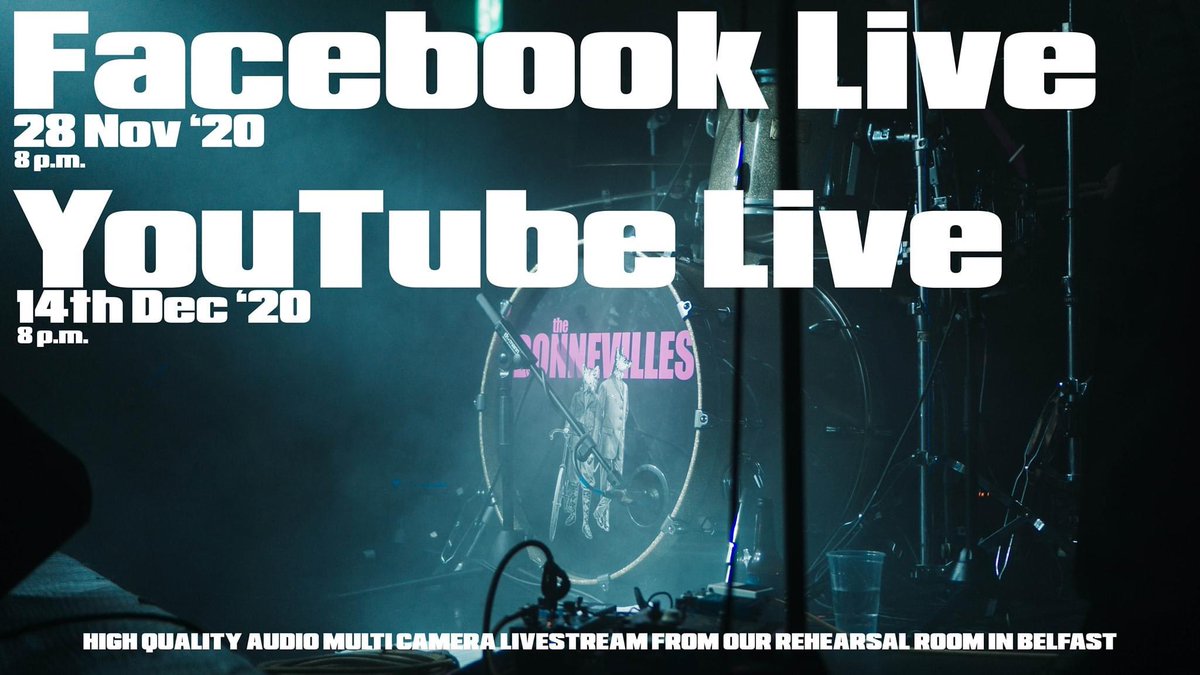 Let’s try have some fun. Saturday 8pm full band live stream over on our Facebook. It’s gonna look and sound awesome. Come join the event page. fb.me/e/59aazKDyI