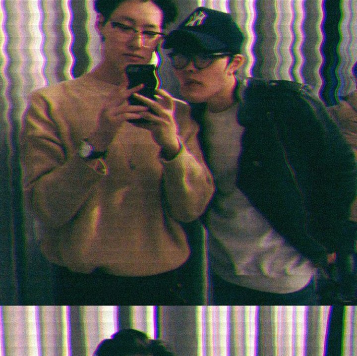 there was a time during december seungyoun rarely shows and make updates about his life on social media. the only platform we use to be updated with him is weibo and IG. early december he only uploaded this pictures when he went to an exhibit with siwoo 