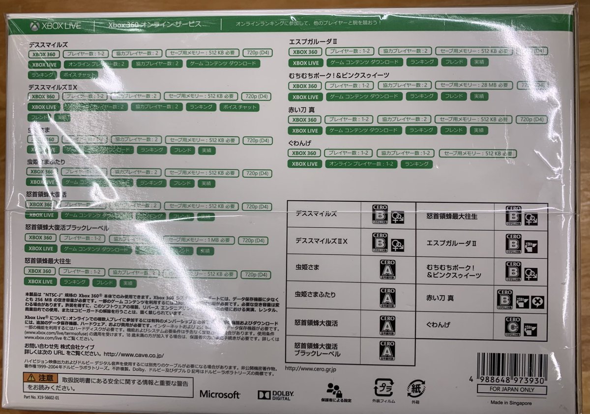 りあらいず V Twitter 非常に珍しい ケイブシューティングコレクション 完 が入荷致しました こちらは多数のプレミアソフトが１つになった商品となっております シューティング好き ケイブ好きは是非是非一度ご覧下さい こちらからも購入出来ます T