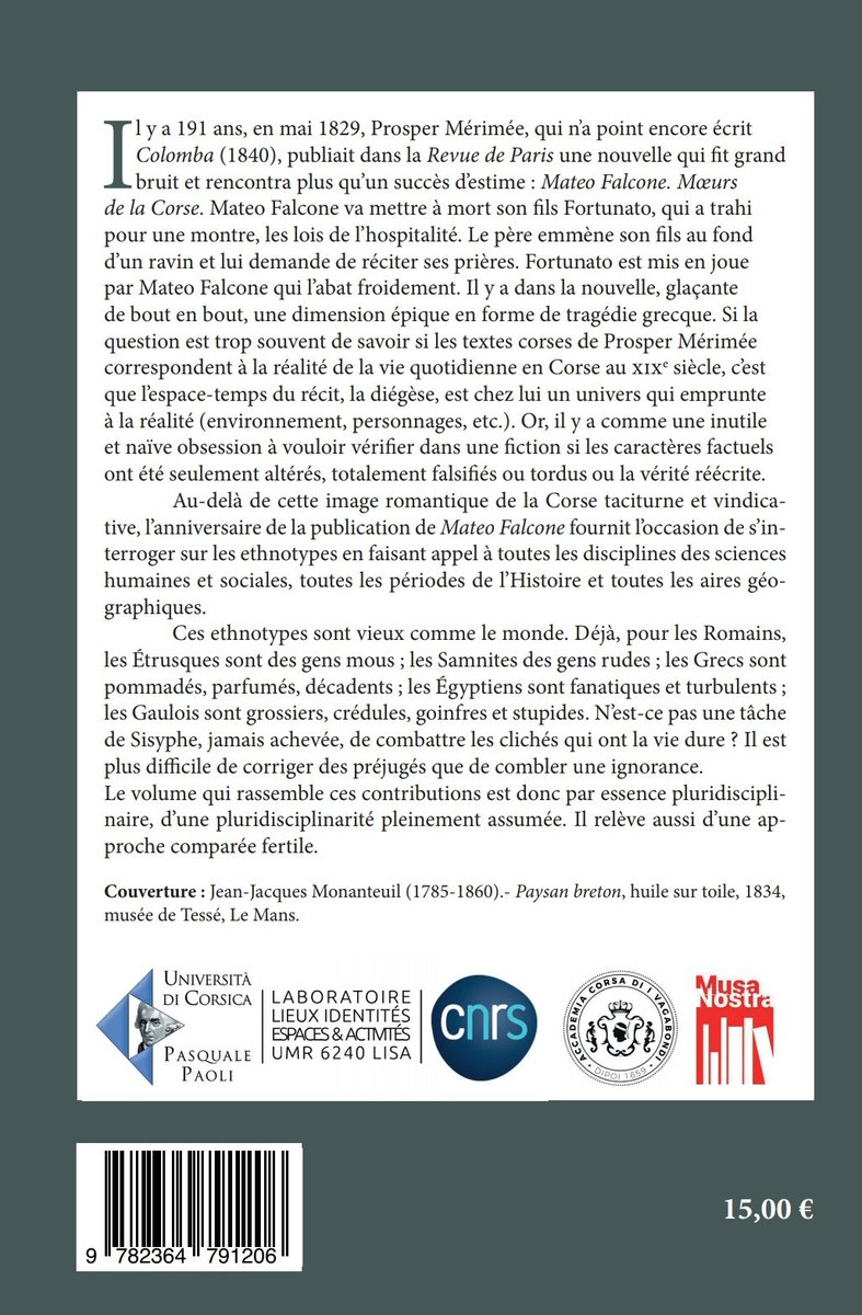 umrlisa's tweet photo. A paraître!!📣📣
DES IMAGES QUI COLLENT A LA PEAU
Ethnotypes de Corse, de Bretagne et d'ailleurs.
Textes rassemblés et présentés par @GeniuGherardi @umrlisa @Univcorse @INSHS_CNRS @CNRS_dr12
ed@Piazzola)
https://t.co/HS64ve2bRc
#ethnotype #corse https://t.co/bhBhaqXPjq