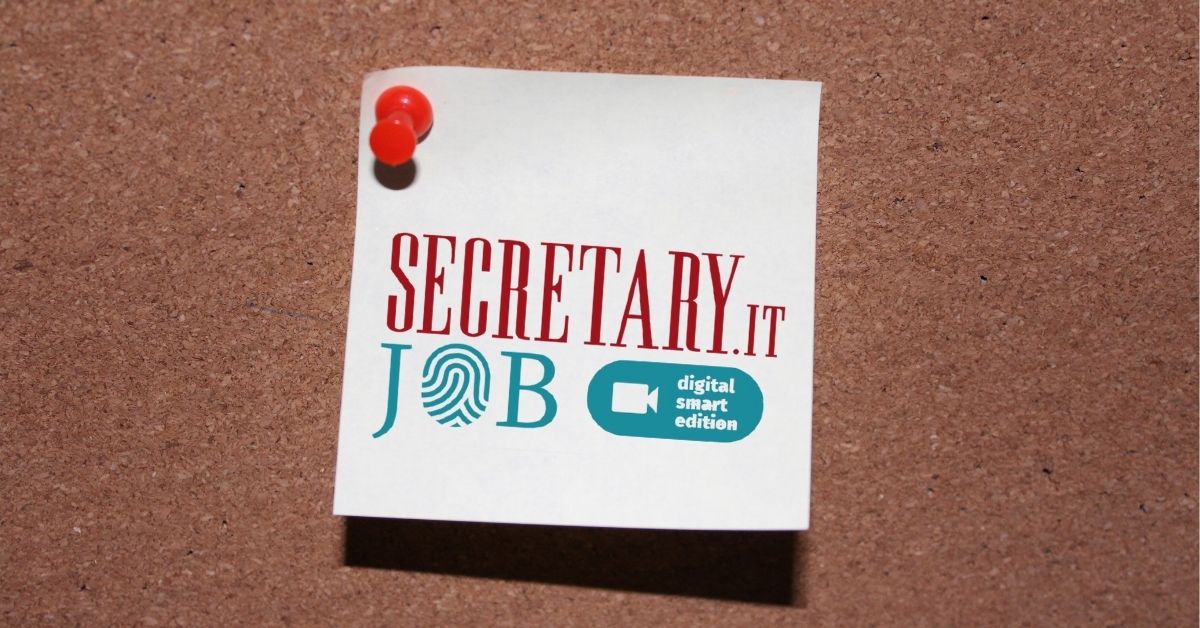 Today is the day! 🥳

Il giorno tanto atteso è arrivato, e non potremmo essere più felici!

Fissate un post-it sulle vostre agende, lavagne e quant'altro: alle 13 tutti collegati... pronti per fare il pieno di #SecretaryPower?

#SecretaryJob2020 #SecretaryPower