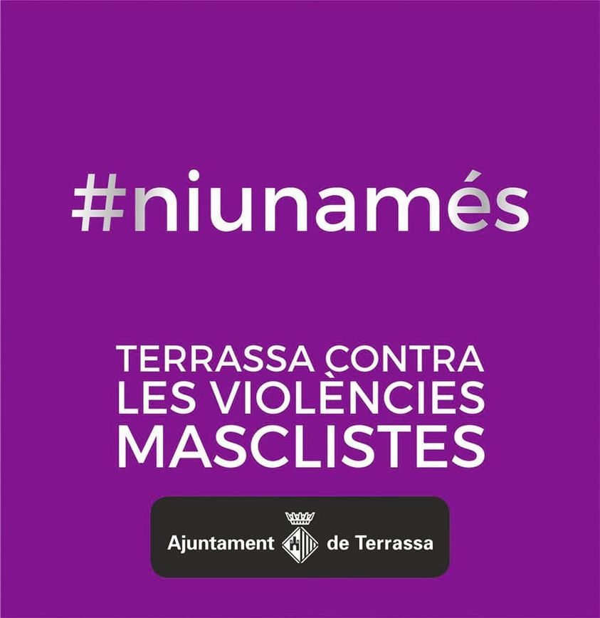ajtrsgenere's tweet photo. #niunamés #25novembre2020 #EnsVolemVives #terrassa https://t.co/yU4TNDHR70