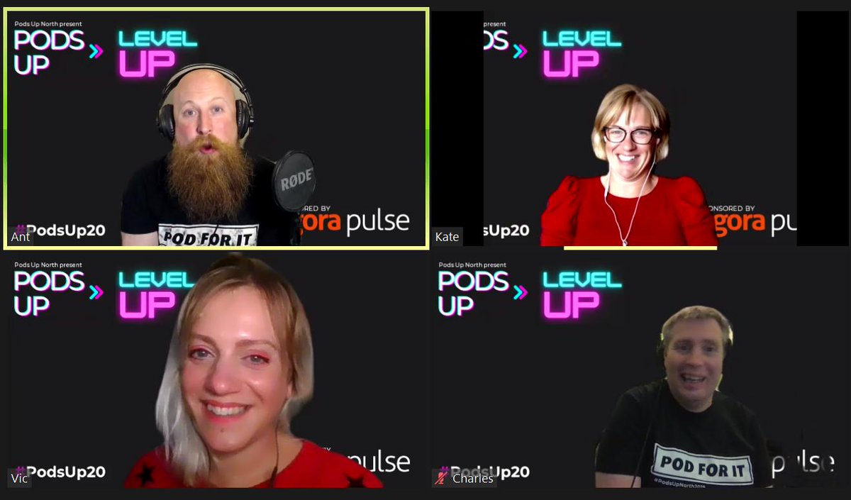 SilentVic's tweet photo. Bloody nora! Pods Up: Level Up! was BRILLIANT

20 speakers, almost 200 attendees from across the world, hundreds of podcasts represented &amp; one half naked dude.

Learn how to grow and evolve your podcast, the event replay will be available to buy soon! via @PodsUpnorth

#podsup20 https://t.co/9WNJZWjFrH