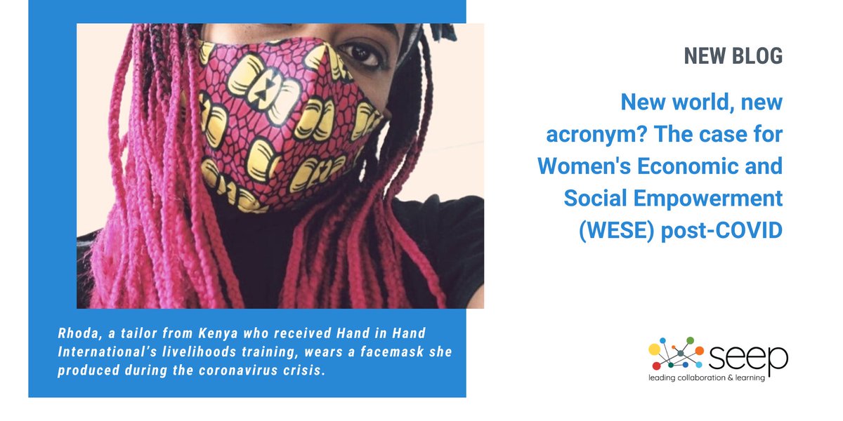 handinhandint's tweet photo. Last month, we were joined by @WomenforWomen, @CARE_Nederland and participants from 60 #globaldev NGOs at #SEEP2020 to co-create a new future for women’s economic empowerment. In this blog on @TheSEEPNetwork website, we recap for four key insights.
Read: https://t.co/9QbqeAsLUq https://t.co/7xFyFi1xId