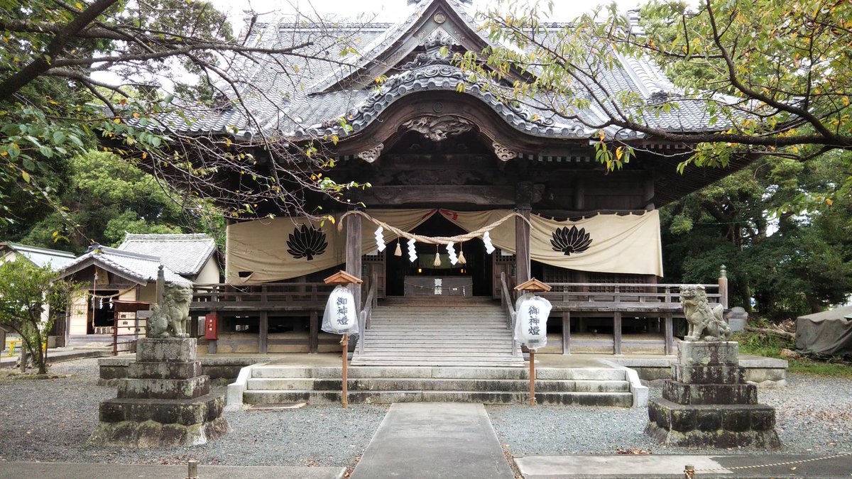 海未ちゃん御朱印垢 愛知県豊橋市にあります琴平神社と岩田八幡宮の御朱印です 同じ境内に社殿が建っています 愛知県豊橋市 岩田八幡宮 琴平神社 御朱印