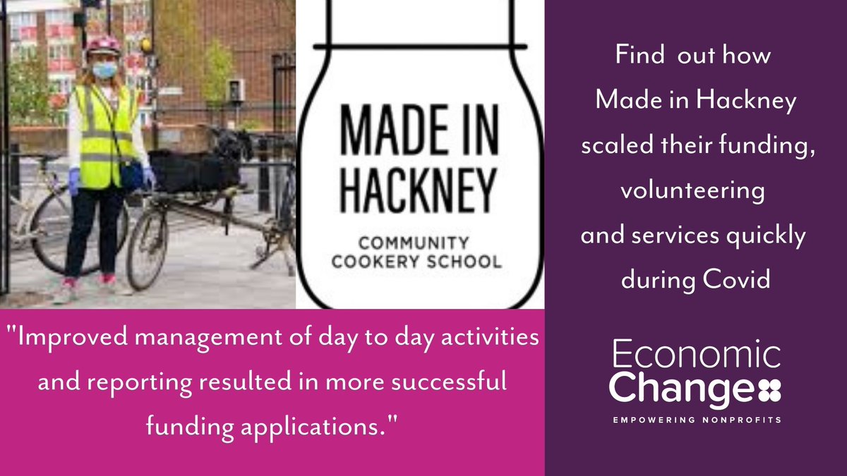 Made In Hackney Community Cookery School pivoted their services during Covid to deliver an invaluable emergency meal service. With over 49,000 meals delivered by 200+ volunteers they used Salesforce to manage it all. Find out more about their story here economicchange.co.uk/feature.../mad…