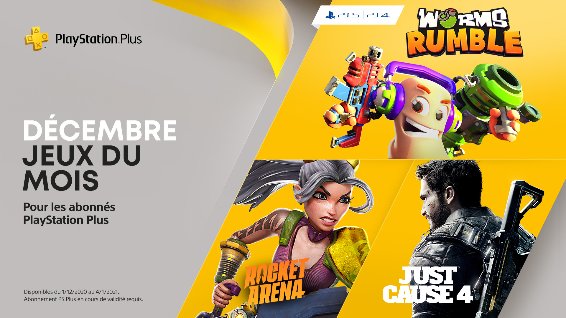 PS+ : Les Jeux Du Mois De Décembre Annoncés !