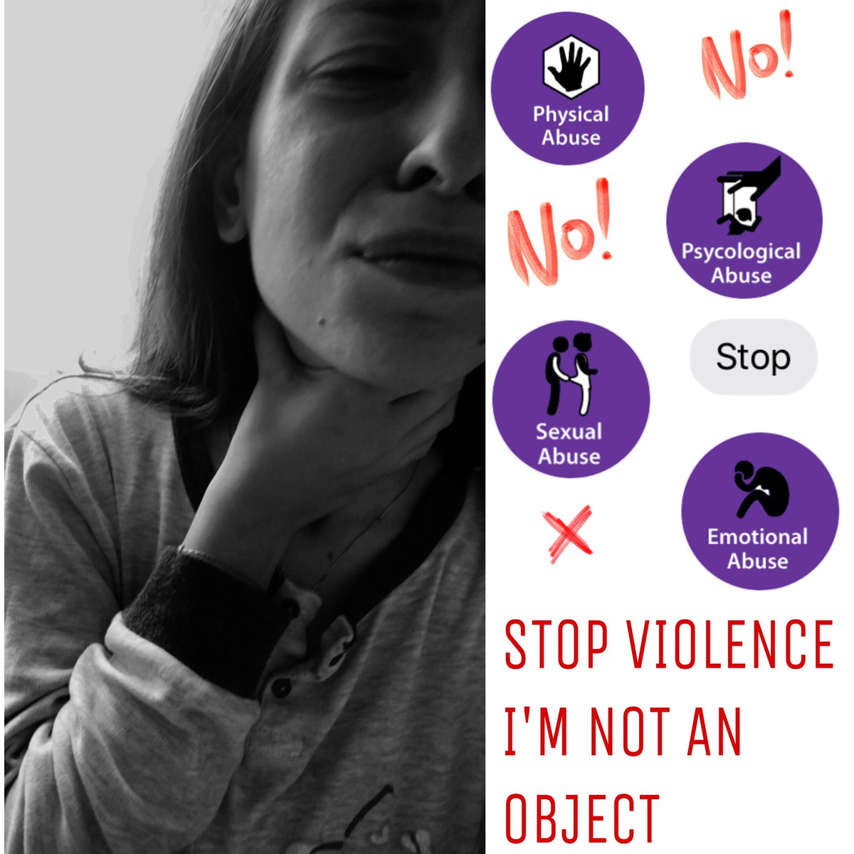 ismeneiram_'s tweet photo. 𝐐𝐮𝐚𝐧𝐝𝐨 𝐮𝐧𝐚 𝐝𝐨𝐧𝐧𝐚 𝐝𝐢𝐜𝐞 𝐧𝐨 è 𝐍𝐎! 

25 Novembre , Giornata Mondiale contro la violenza sulle donne 

#NoAllaViolenzaSulleDonne 
#IAmNotAnObject https://t.co/MuZbzpzT9T