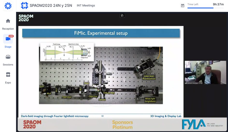 REMOABioimaging's tweet photo. Great introductory talk about imaging through fourier #lightfield #Microscopy  from de #3DDisplayLab of the 
@UV_EG !!!
#darkfield #3Dmicroscopy #ppbi #remoa #plenoptic
@SPAOM5 https://t.co/03SuNtvnI2
