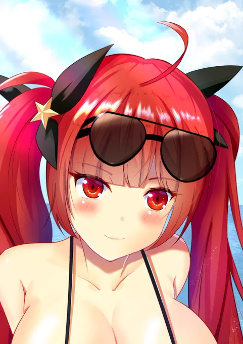 #アズールレーン 
#碧蓝航线 
#AzurLane

ホノルルちゃん!アズレンの夏はこれからです! 