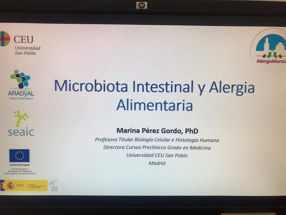 RedARADyAL's tweet photo. Ayer, @marinaprzg de nuestra @RedARADyAL habló sobre #microbiota y #alergiaalimentaria en la reunión de Alergomurcia.
Os dejamos el enlace:

https://t.co/rSlpBcOKJz https://t.co/espLNLIZ3W