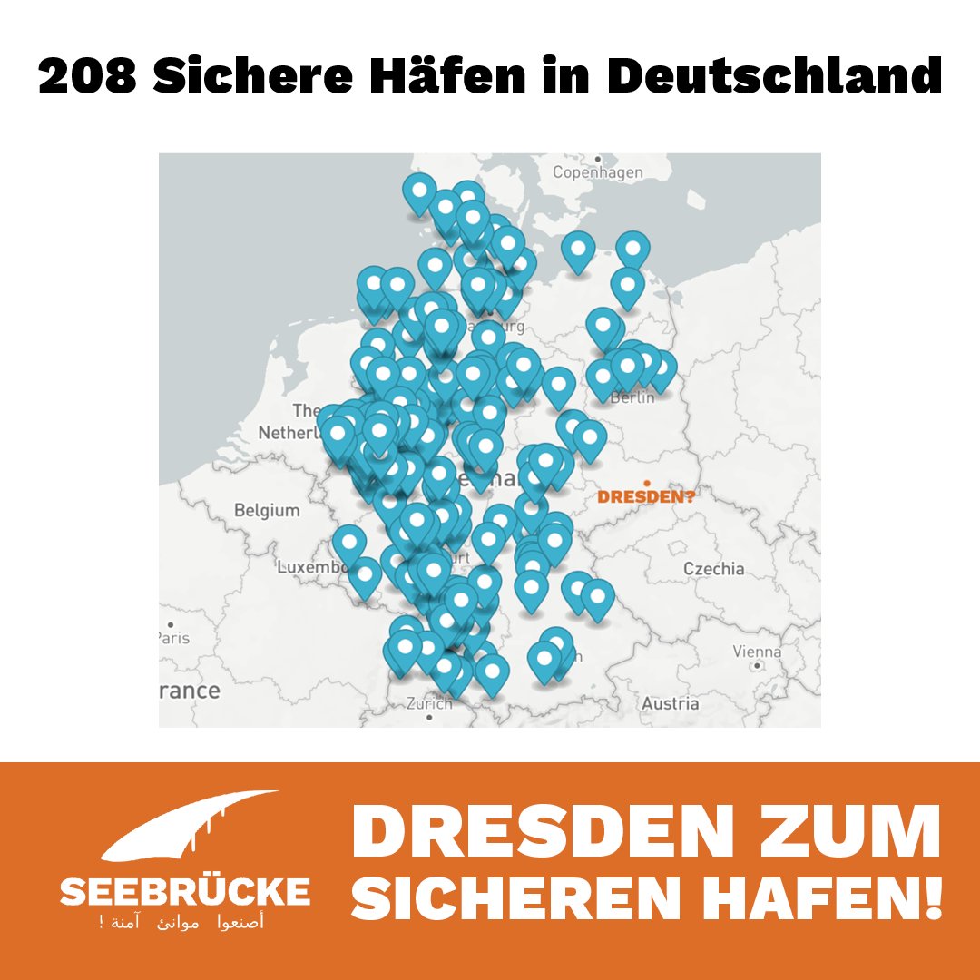 +++208 sichere Häfen in Deutschland+++

Was spricht dagegen, dass DD der 209. wird? Absolut nichts. Als Zuhause der <a href="/SEENOTRETTUNG/">MISSION LIFELINE INTERNATIONAL e.V.</a> steht es uns gut zu Gesicht, sicherer Hafen für gerettete Menschen zu werden. Diesen Donnerstag stimmt der Stadtrat darüber ab. 
1/