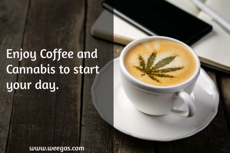weegasdotcom's tweet photo. Enjoy strong #Coffee and #Cannabis to start your day. https://t.co/7Ls9hArG5p