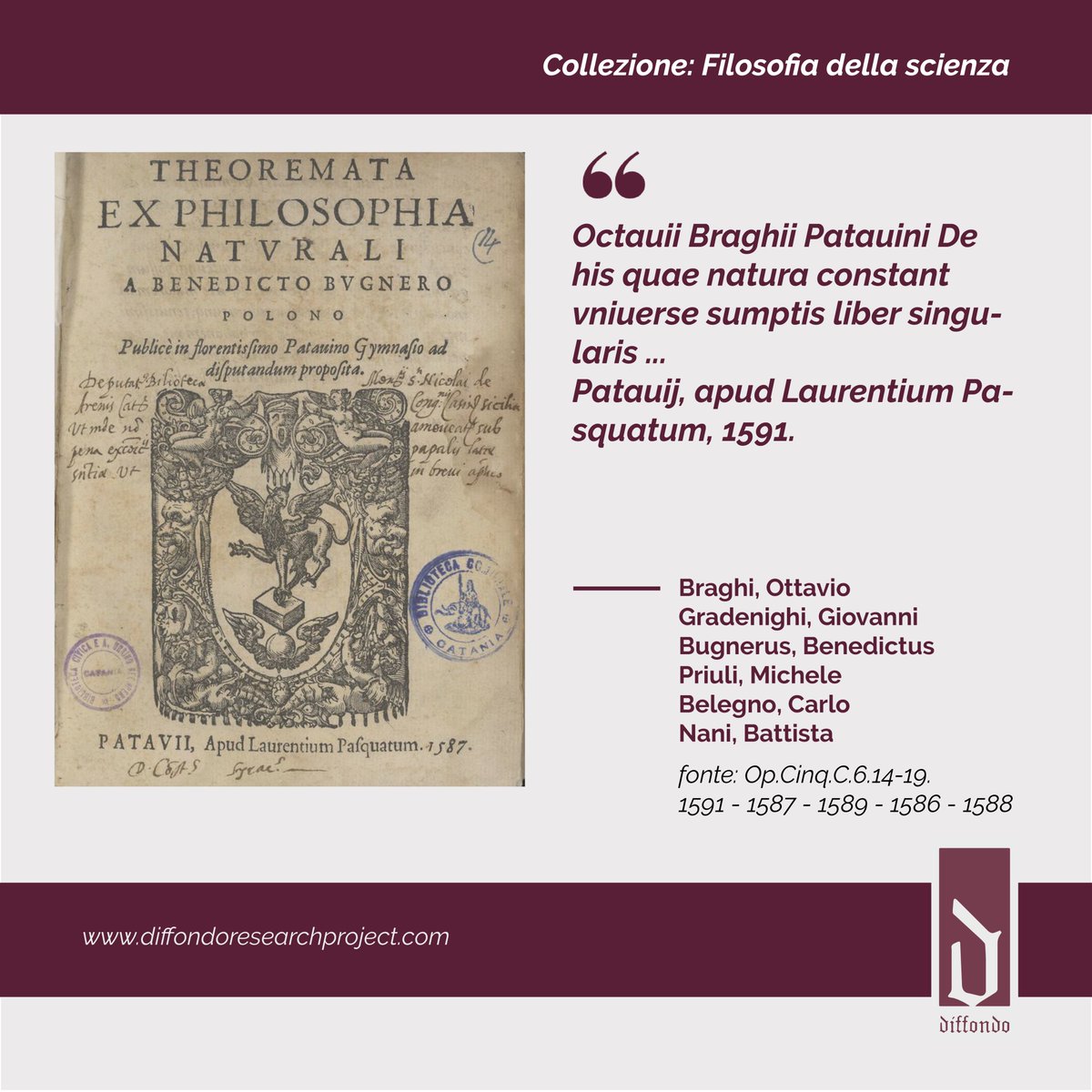 #GiùDalloScaffale un'opera dal grande respiro filosofico suddivisa in 4 sezioni:
✅ #mondo fisico e il pensiero di Aristotele; 
✅ mondo etereo, #natura del #Cielo e #stelle;
✅ elementi del mondo mortale;
✅ il mondo razionale
Sfoglia il volume 👉 bit.ly/3eQFf63