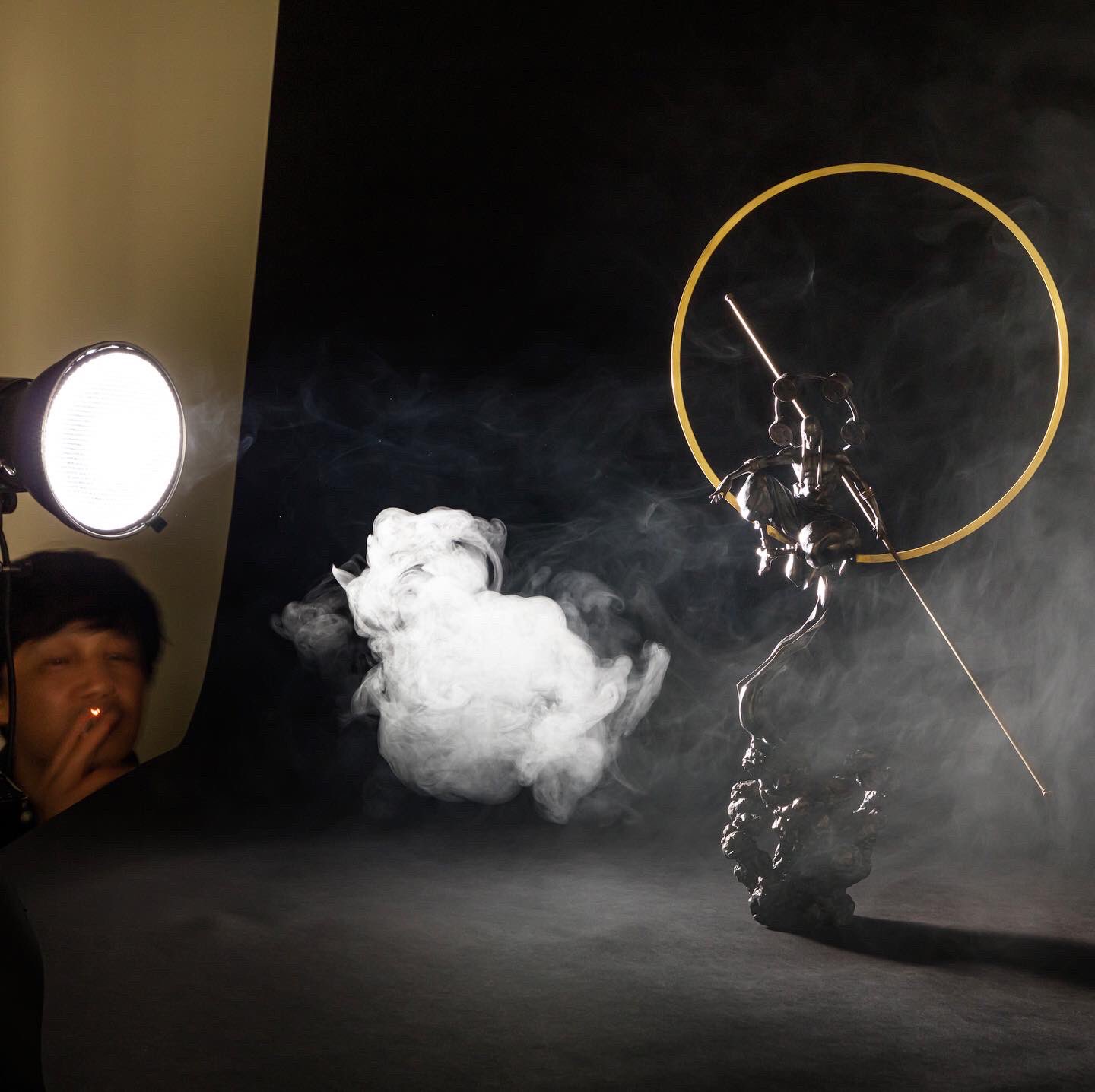 山口範友樹 Klamp Studio 旧zero Studio Bustercall One Piece展 エネル エネル原型 江頭慎太郎 Zero Studio 56 台座 鋳造 高木 謙造 Sculpt Knz 山岸鋳金工房 写真 松井 一真 煙 山口 範友樹 コメント 必要以上に吸いたくも