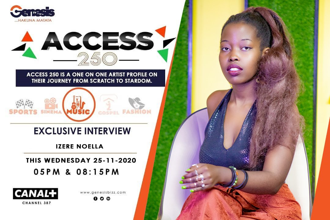 genesistvrwanda's tweet photo. #RwOT Gahunda ni ntugasaze iwacu mu rugo rw'imyidagaduro uyu munsi 17h turaba turi kumwe na @NoellaIzere mu kiganiro #access250 ntimucikwe iwacu nta rungu. 
#genesistv 
#GenesisTV387 
#hakunamatata https://t.co/bkDP5QKz7Q