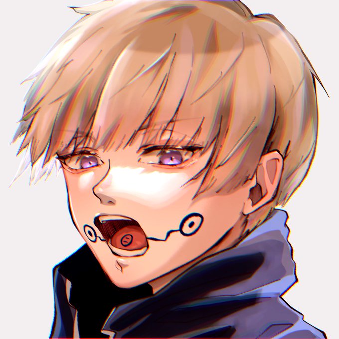 呪術廻戦 ㅤㅤㅤㅤㅤㅤ 動くな ㅤㅤㅤㅤ 呪術廻戦 狗巻棘 呪術廻戦ファンアート 水野レイのイラスト